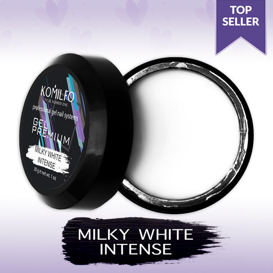 Komilfo Gel Milky White Intense - 30g